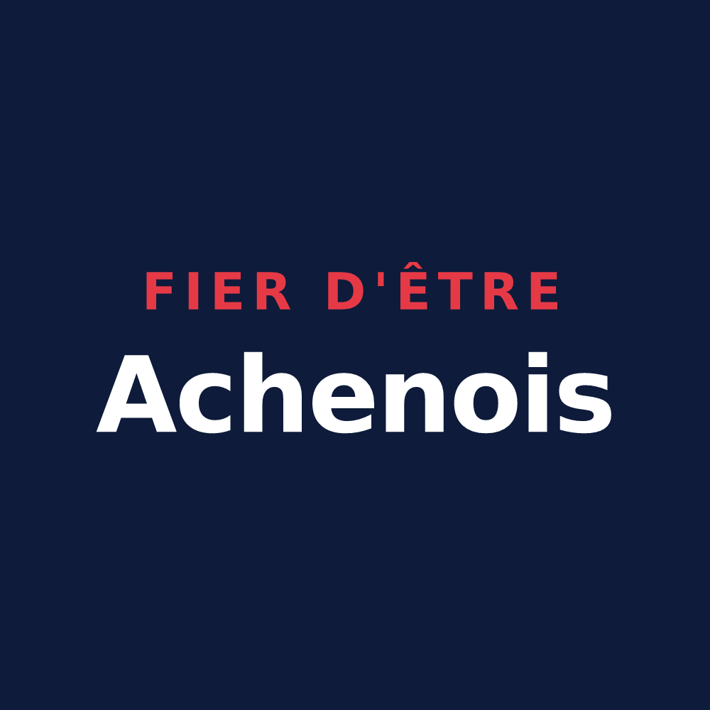 T-shirt « Fier d'être Achenois » — design pour Achen