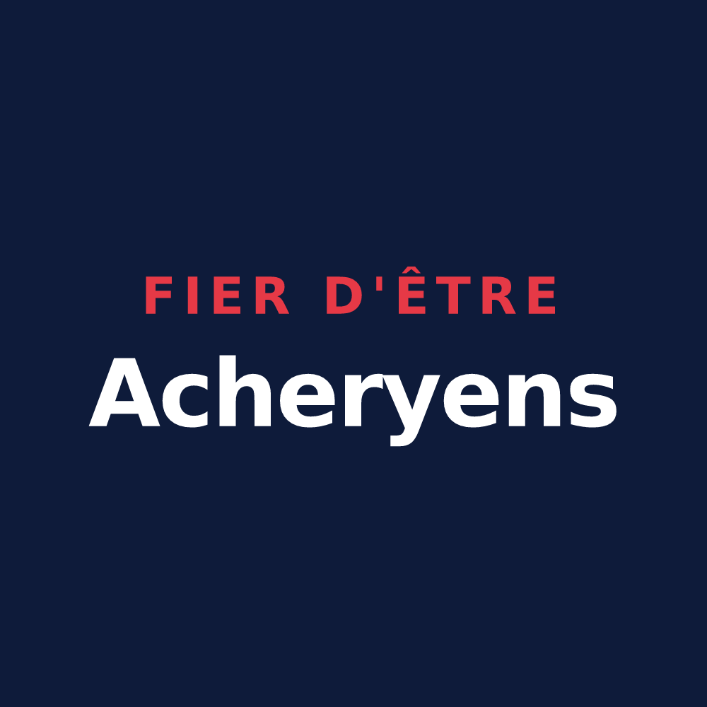 T-shirt « Fier d'être Acheryens » — design pour Achery