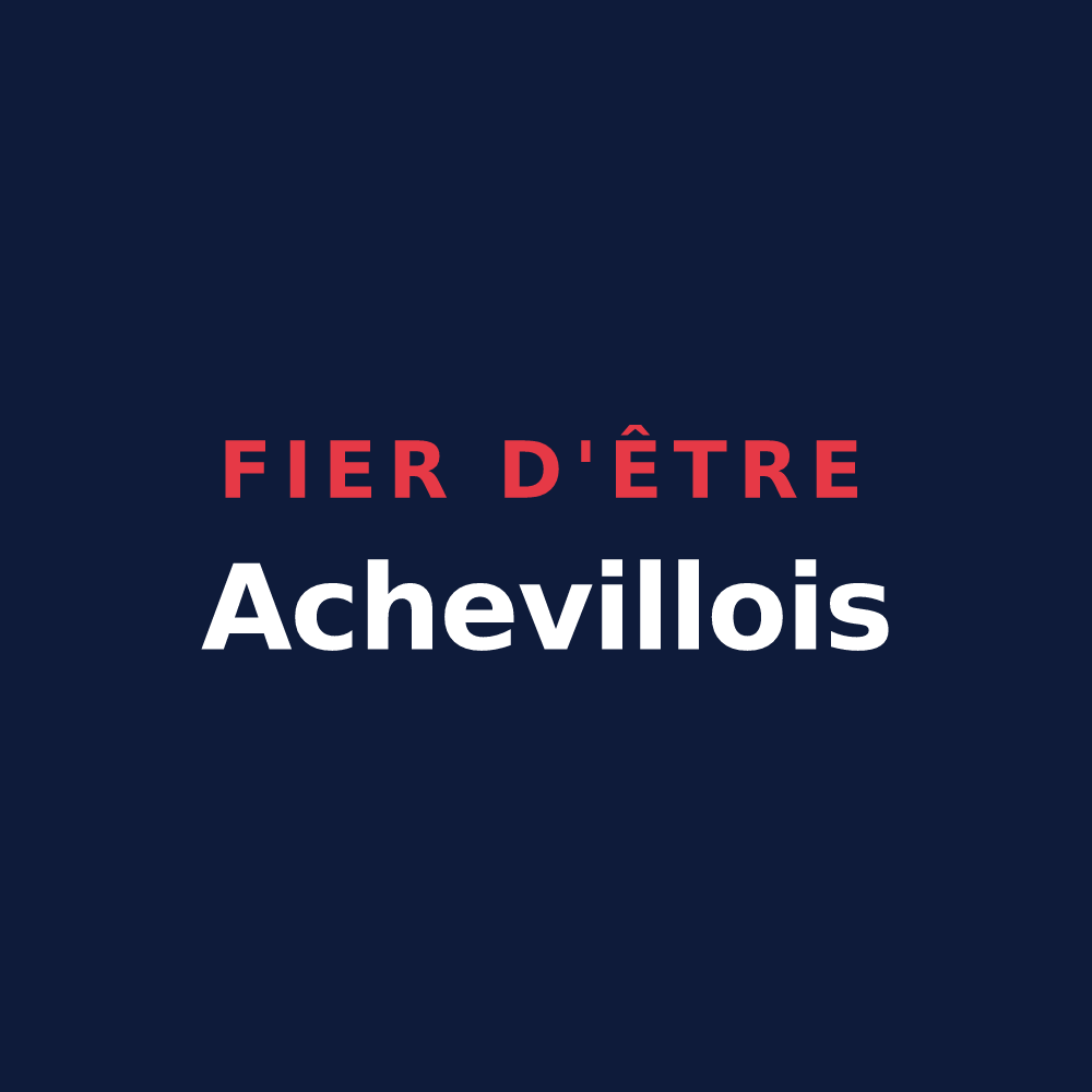 T-shirt « Fier d'être Achevillois » — design pour Acheville