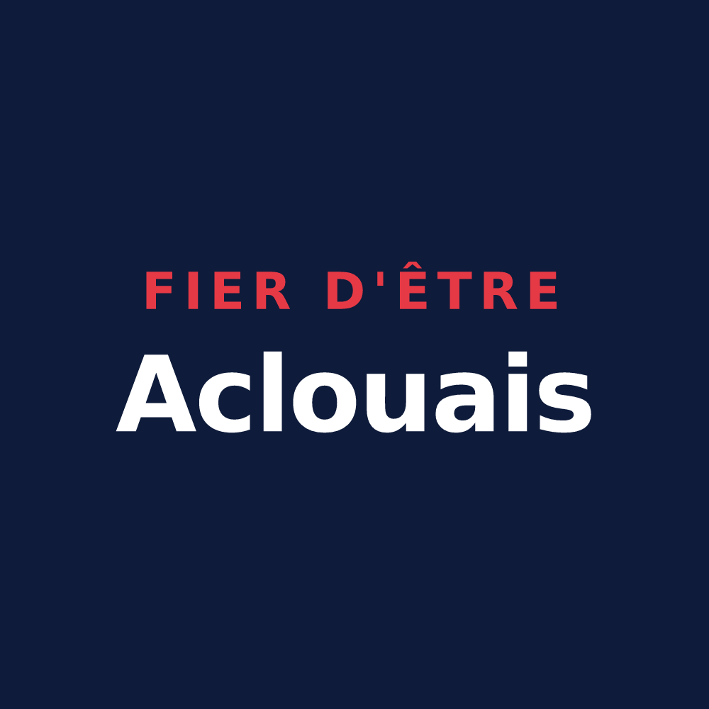 T-shirt « Fier d'être Aclouais » — design pour Aclou
