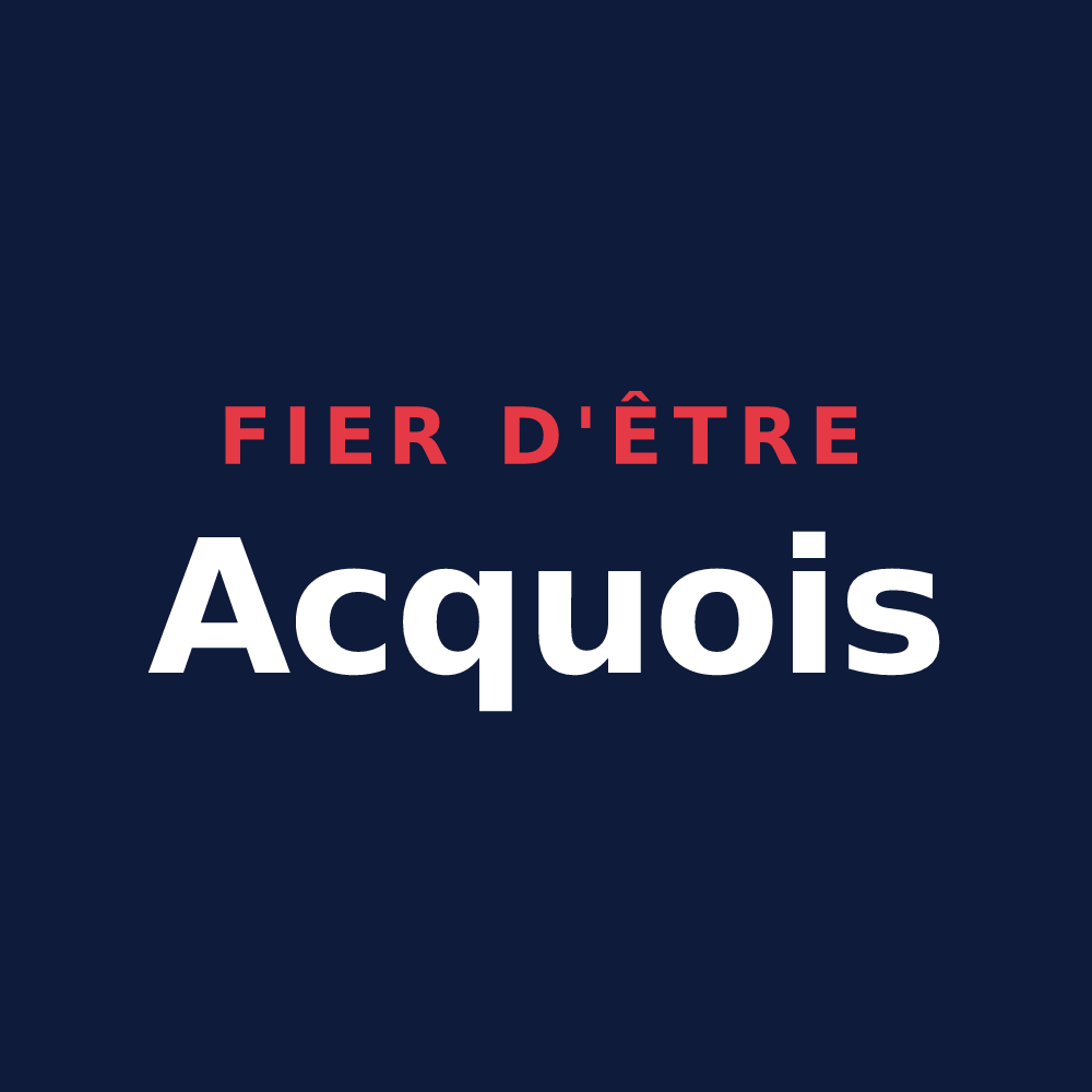 T-shirt « Fier d'être Acquois » — design pour Acq