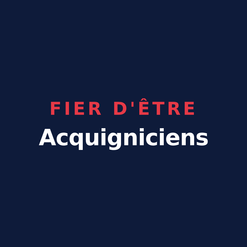 T-shirt « Fier d'être Acquigniciens » — design pour Acquigny