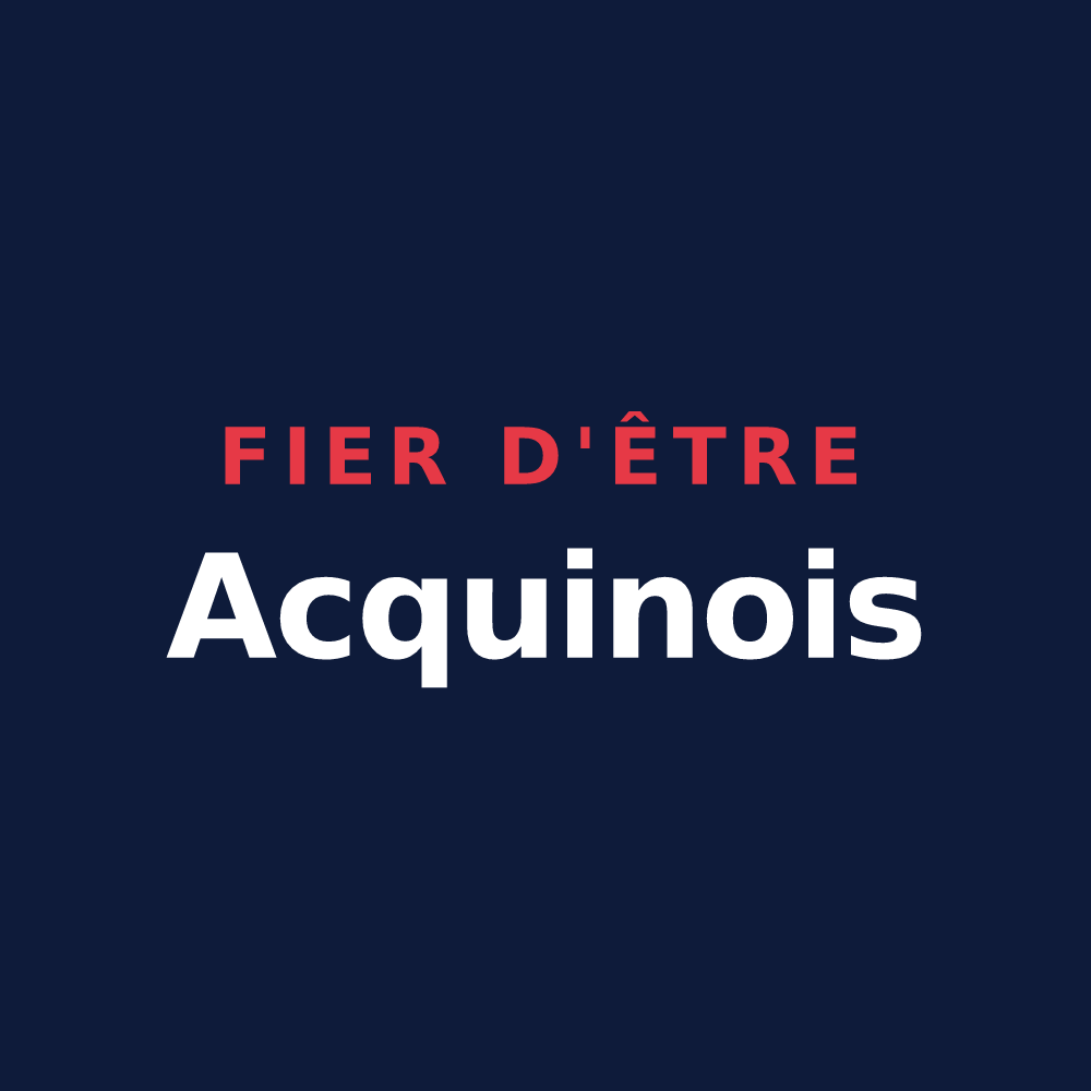 T-shirt « Fier d'être Acquinois » — design pour Acquin-Westbécourt