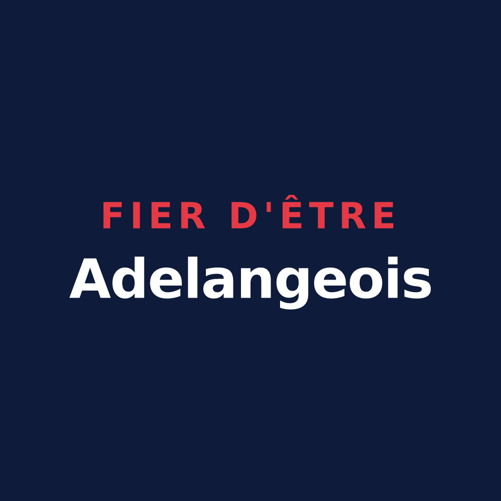 T-shirt « Fier d'être Adelangeois » — design pour Adelange