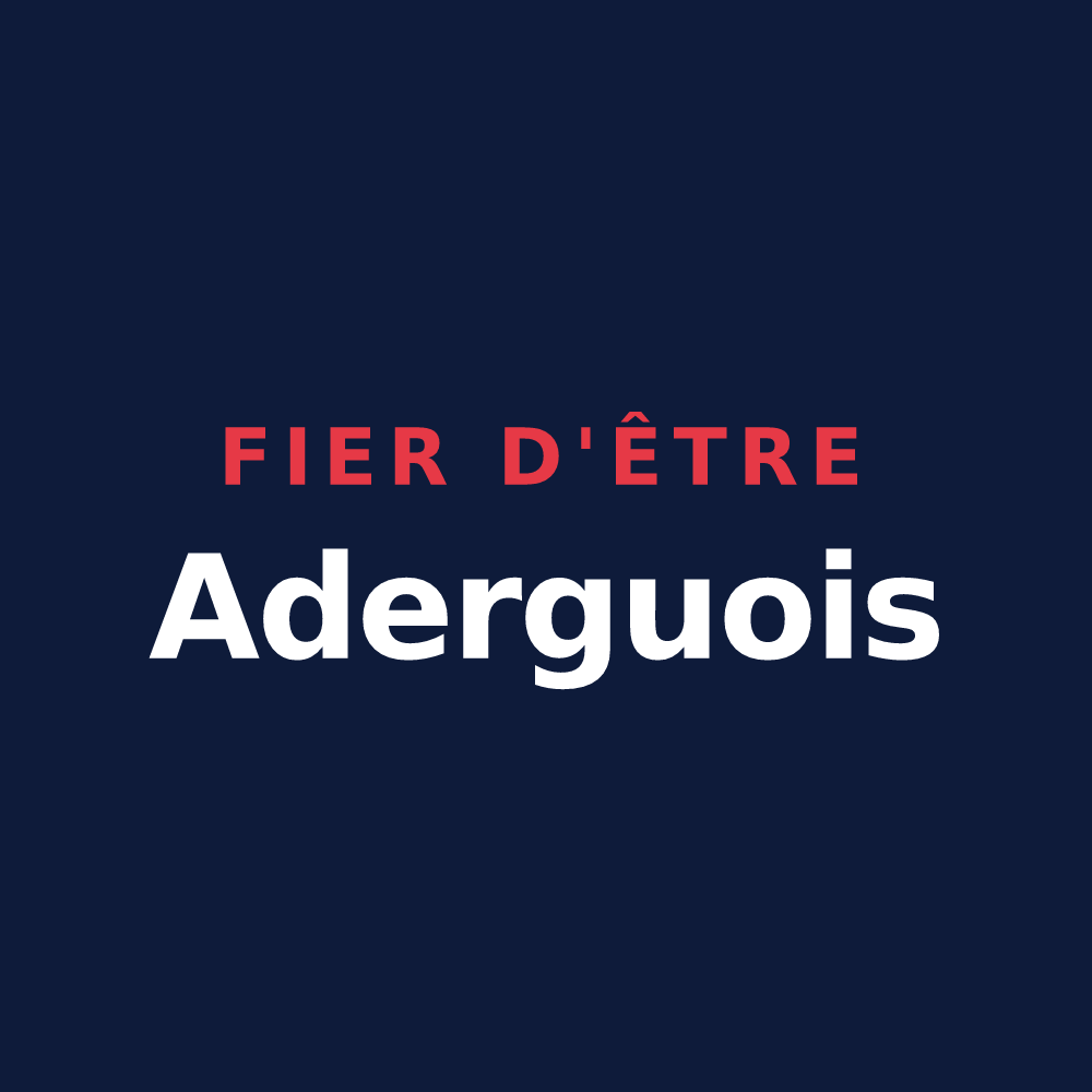 T-shirt « Fier d'être Aderguois » — design pour Adervielle-Pouchergues