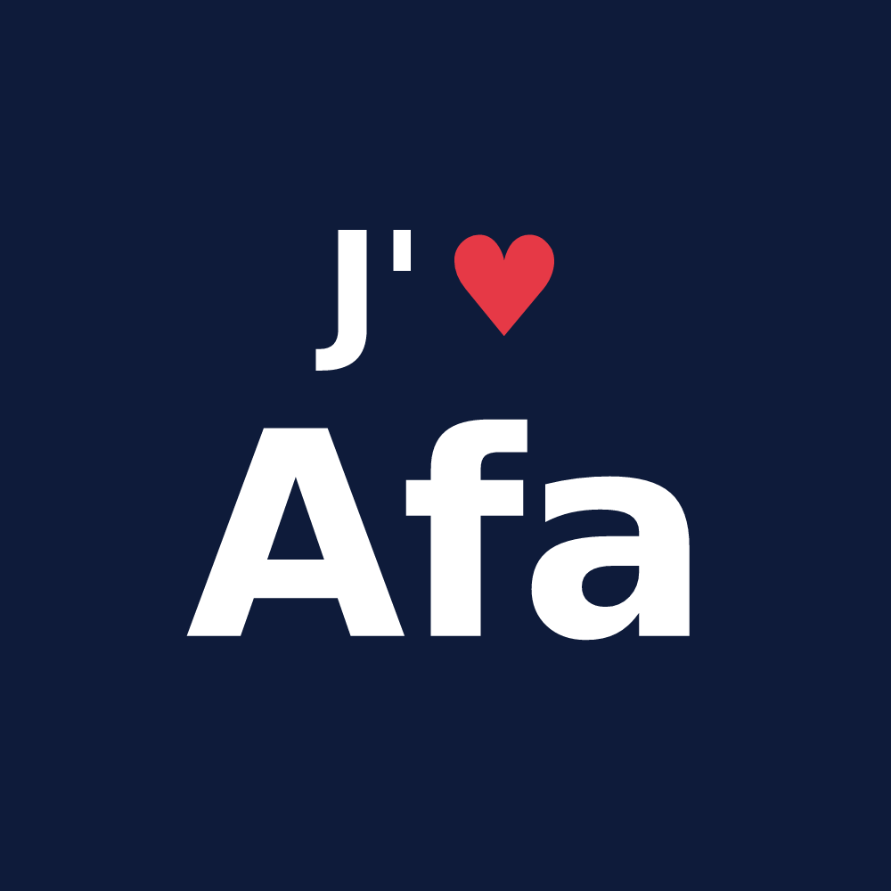 T-shirt personnalisé Afa — design J'aime Afa