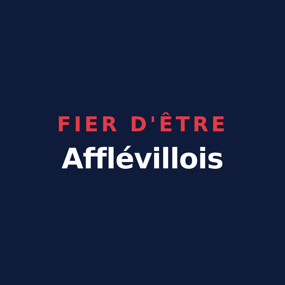 T-shirt « Fier d'être Afflévillois » — design pour Affléville