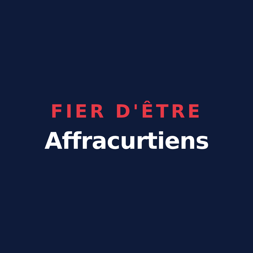 T-shirt « Fier d'être Affracurtiens » — design pour Affracourt