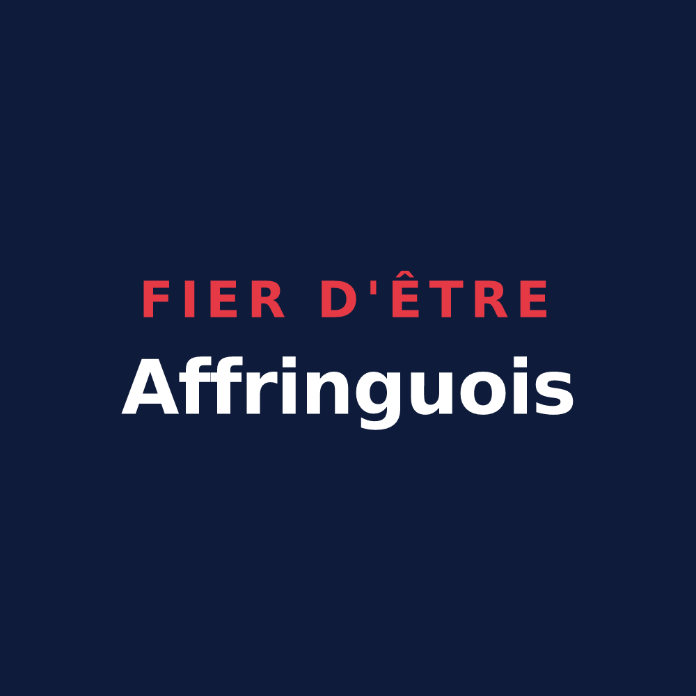 T-shirt « Fier d'être Affringuois » — design pour Affringues