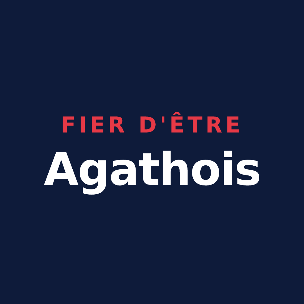 T-shirt « Fier d'être Agathois » — design pour Agde