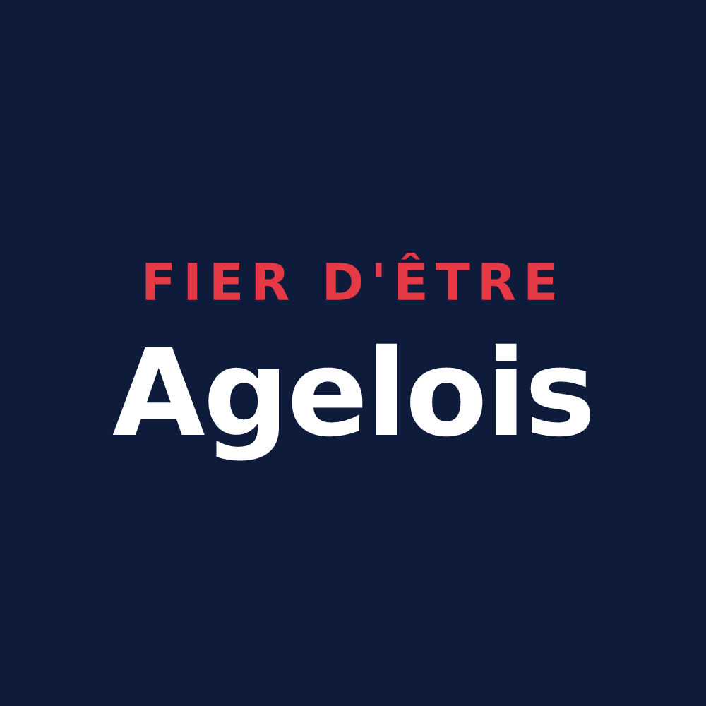T-shirt « Fier d'être Agelois » — design pour Agel