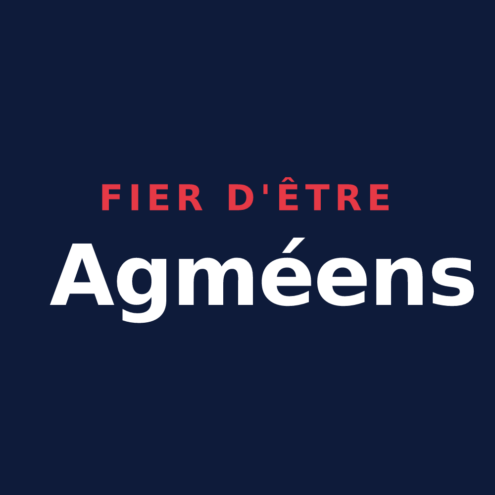 T-shirt « Fier d'être Agméens » — design pour Agmé