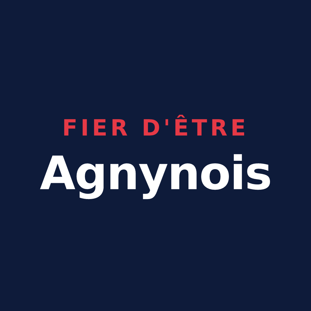 T-shirt « Fier d'être Agnynois » — design pour Agny