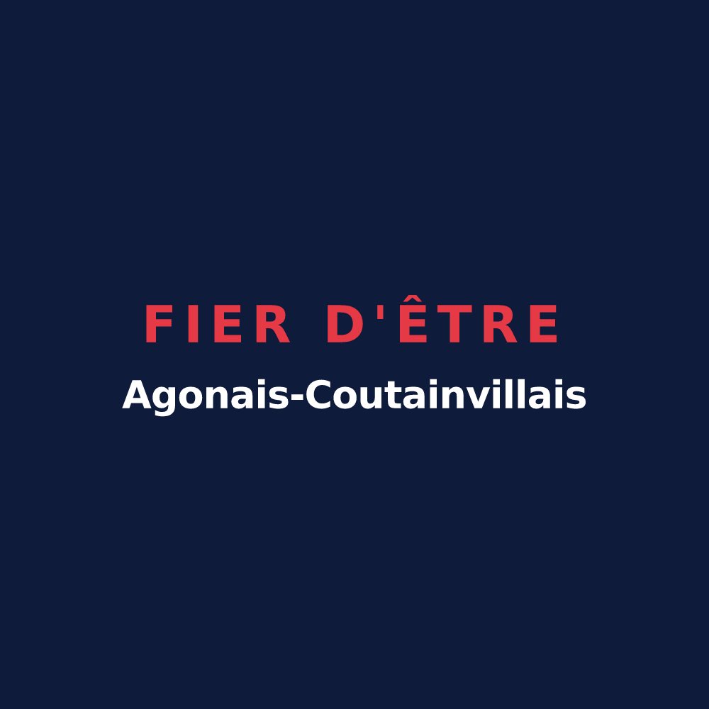 T-shirt « Fier d'être Agonais-Coutainvillais » — design pour Agon-Coutainville