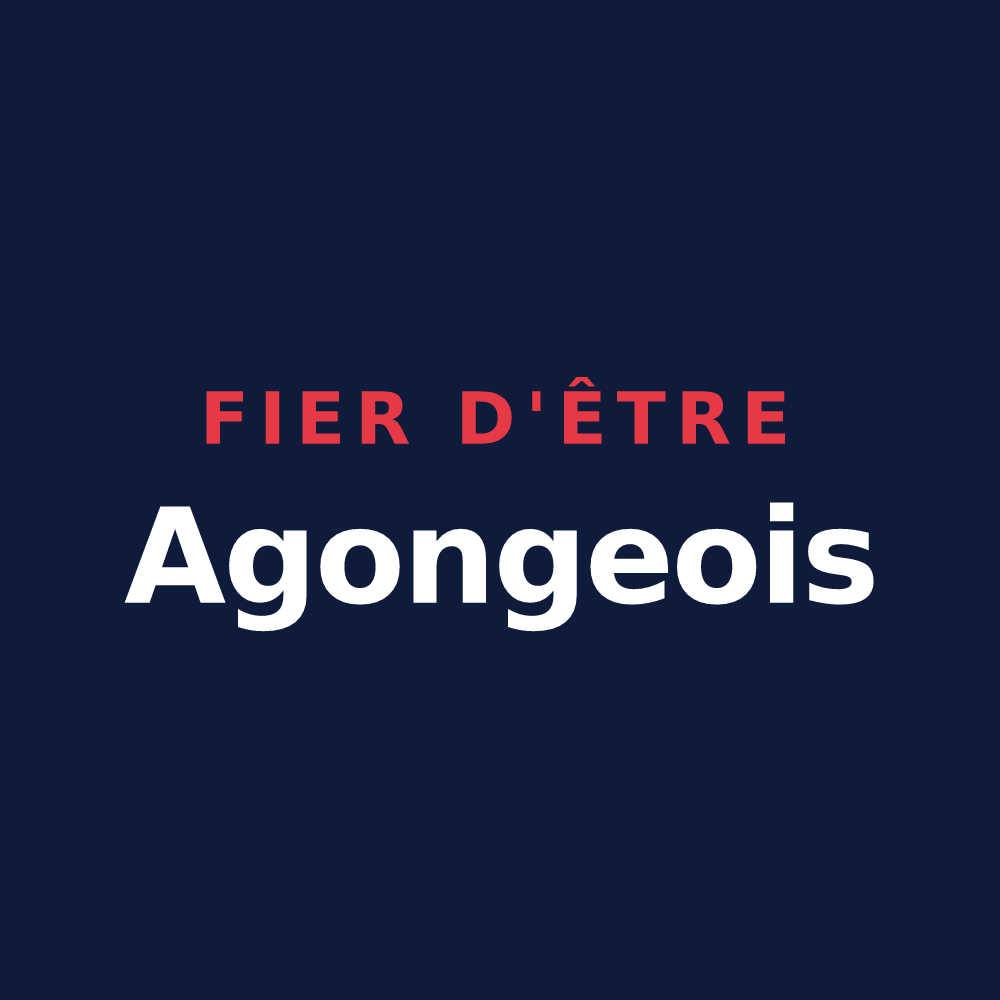 T-shirt « Fier d'être Agongeois » — design pour Agonges
