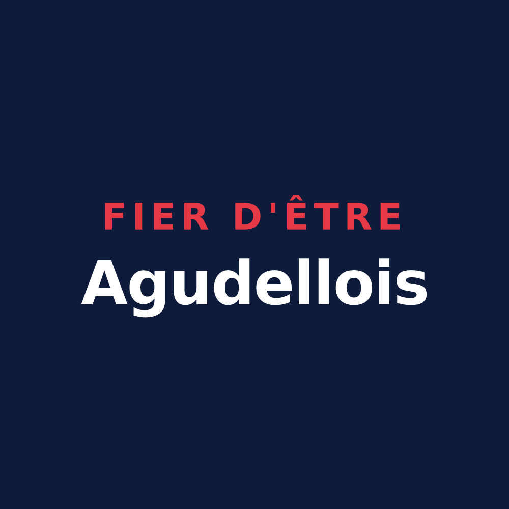 T-shirt « Fier d'être Agudellois » — design pour Agudelle