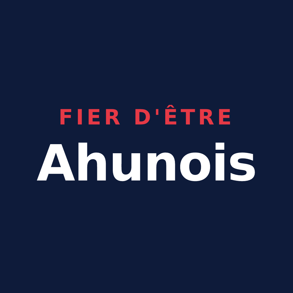 T-shirt « Fier d'être Ahunois » — design pour Ahun