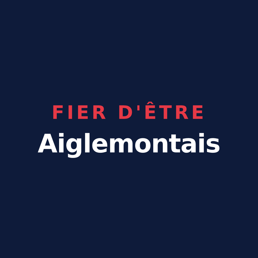 T-shirt « Fier d'être Aiglemontais » — design pour Aiglemont