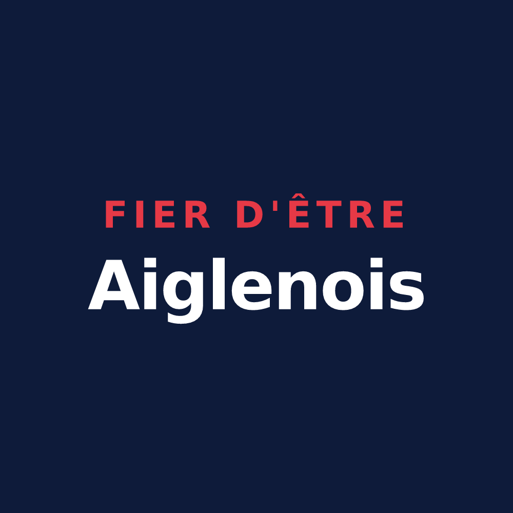 T-shirt « Fier d'être Aiglenois » — design pour Aiglun