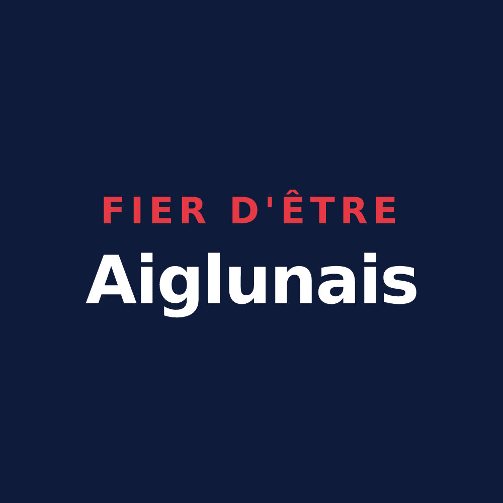 T-shirt « Fier d'être Aiglunais » — design pour Aiglun