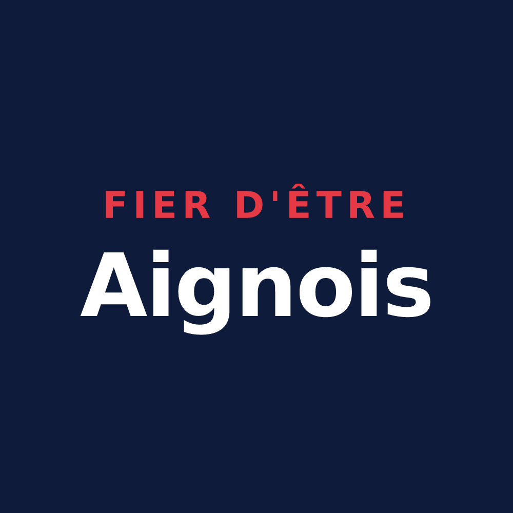 T-shirt « Fier d'être Aignois » — design pour Aigne