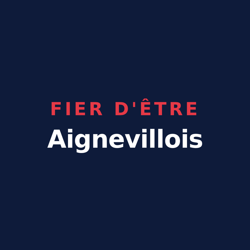 T-shirt « Fier d'être Aignevillois » — design pour Aigneville