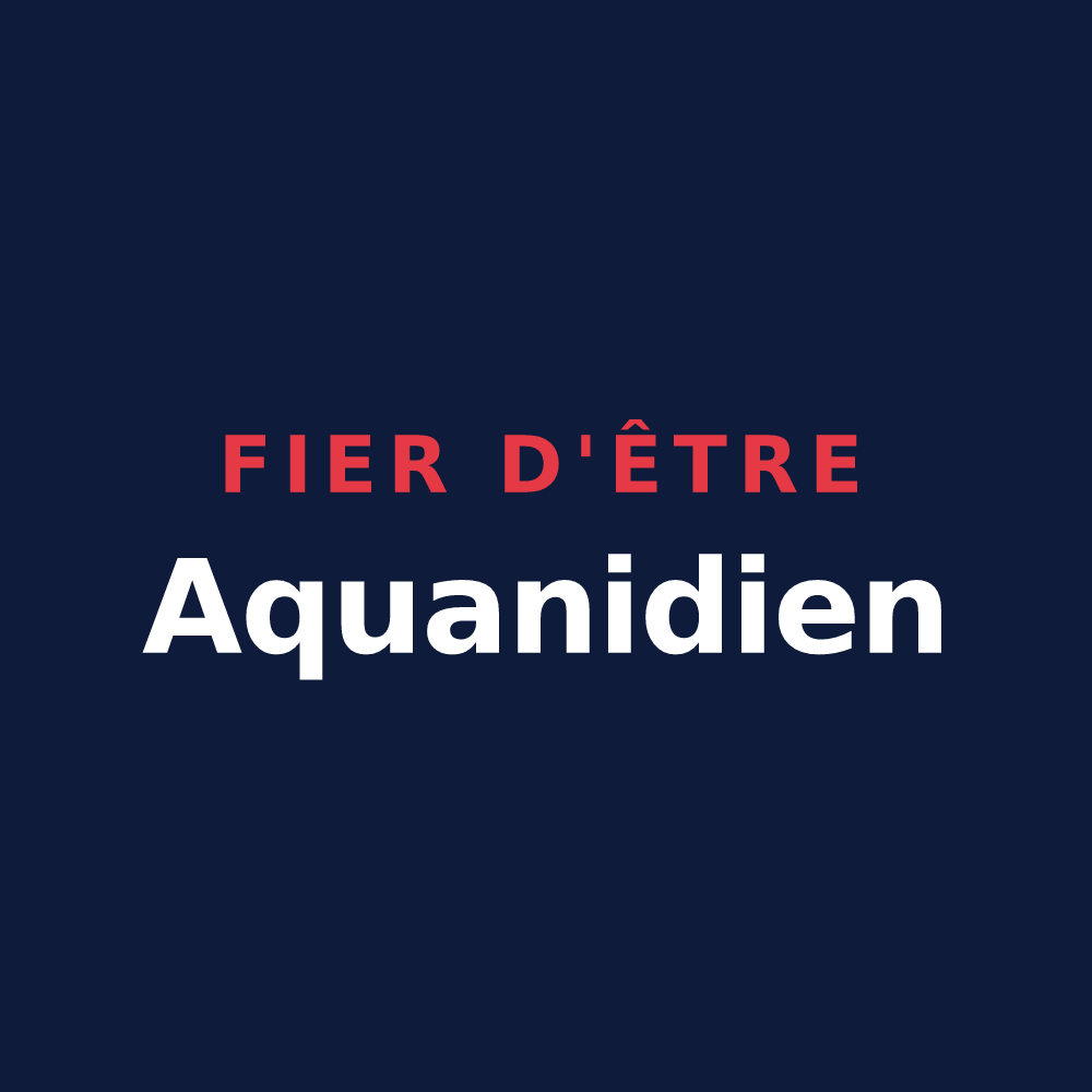 T-shirt « Fier d'être Aquanidien » — design pour Aigny
