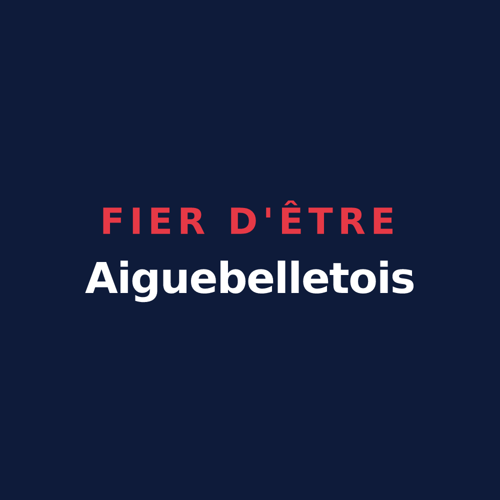 T-shirt « Fier d'être Aiguebelletois » — design pour Aiguebelette-le-Lac