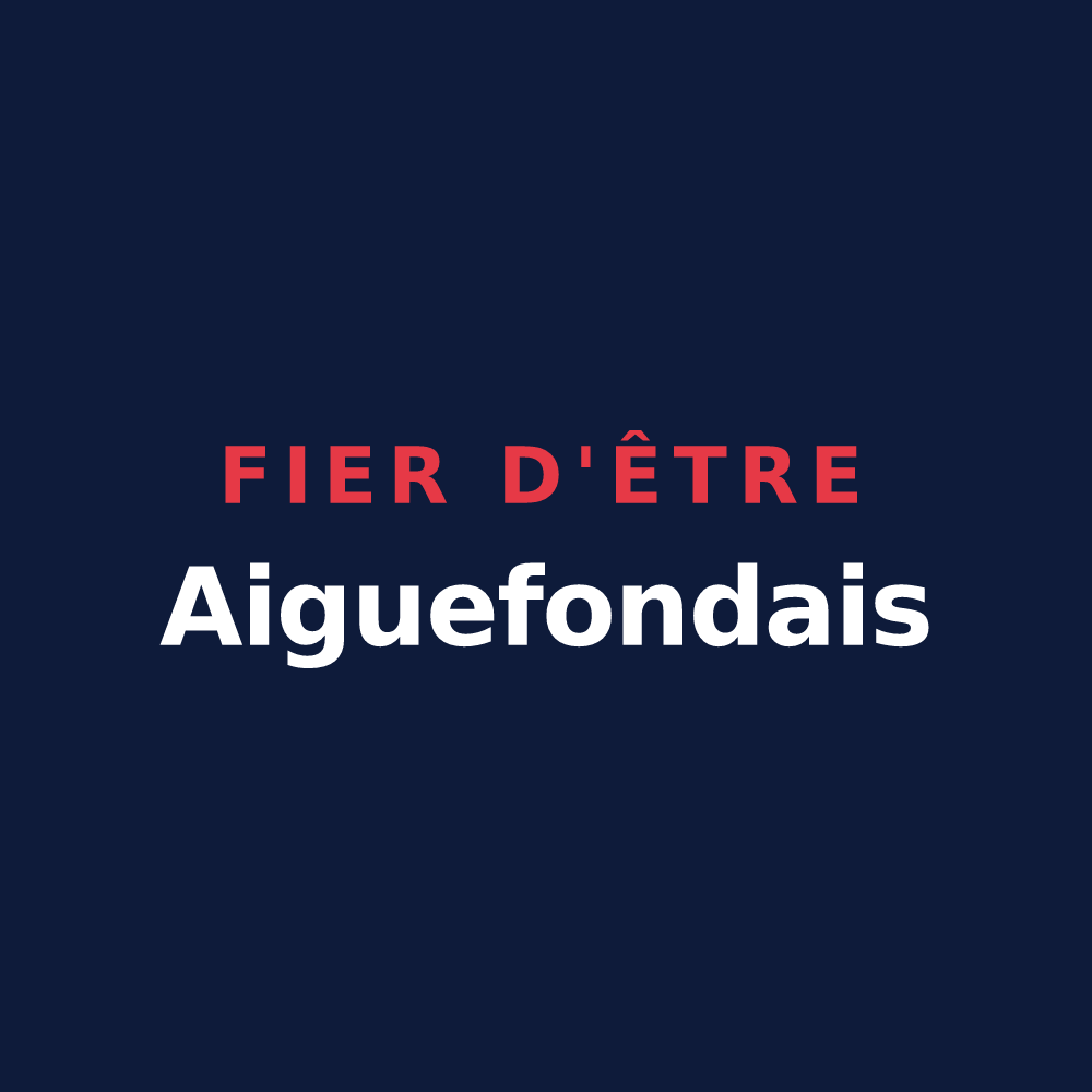 T-shirt « Fier d'être Aiguefondais » — design pour Aiguefonde