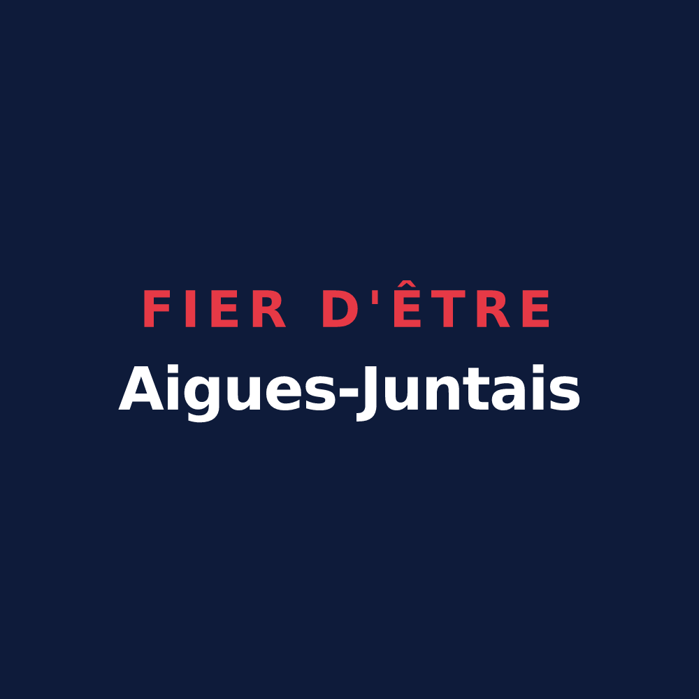T-shirt « Fier d'être Aigues-Juntais » — design pour Aigues-Juntes