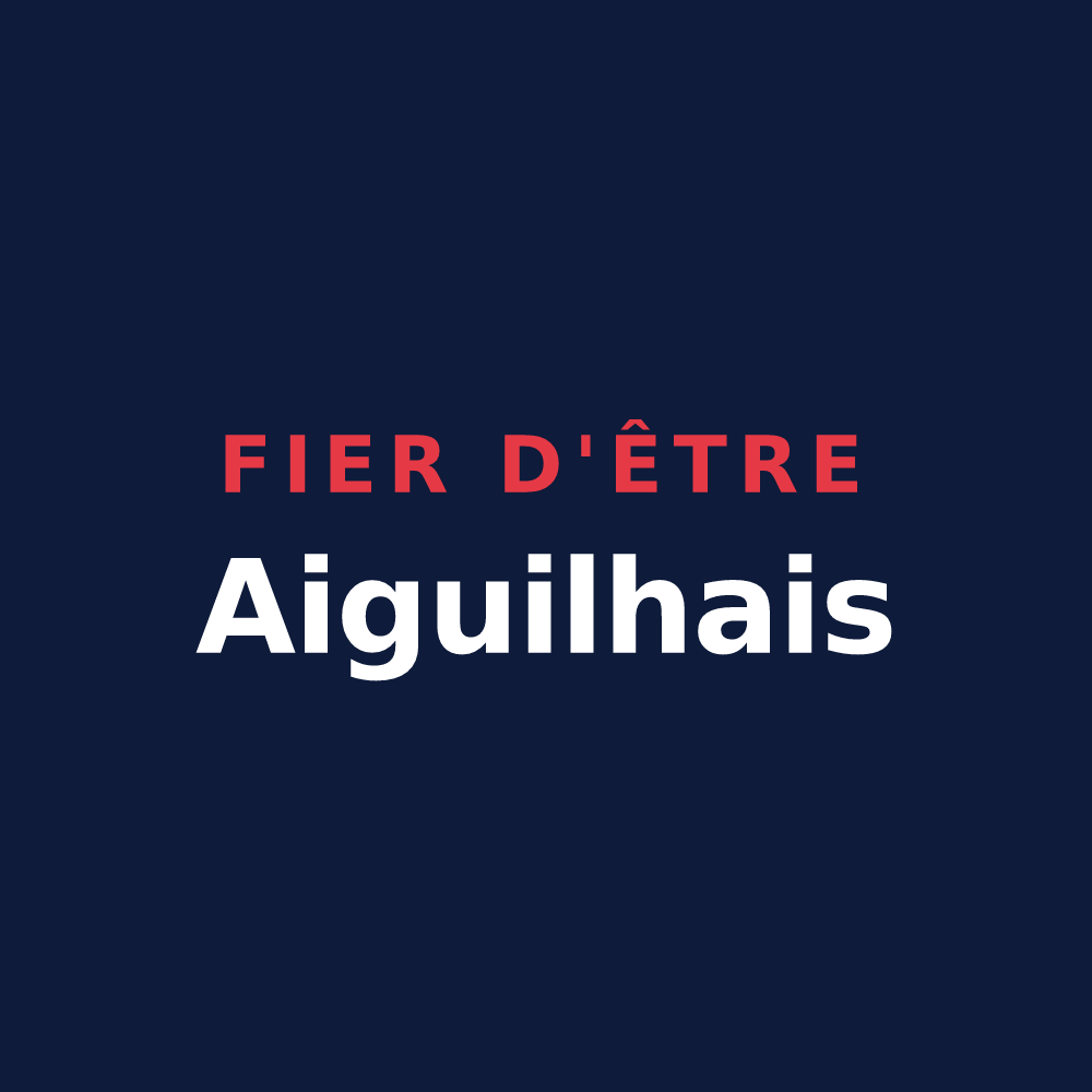 T-shirt « Fier d'être Aiguilhais » — design pour Aiguilhe