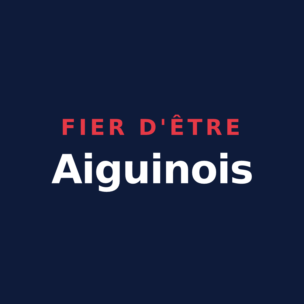 T-shirt « Fier d'être Aiguinois » — design pour Aiguines