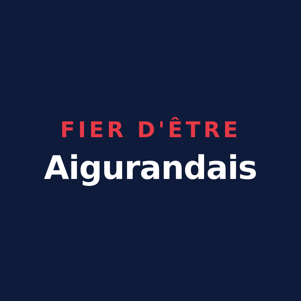 T-shirt « Fier d'être Aigurandais » — design pour Aigurande