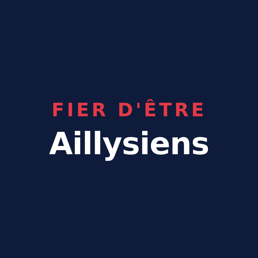 T-shirt « Fier d'être Aillysiens » — design pour Ailly-sur-Noye