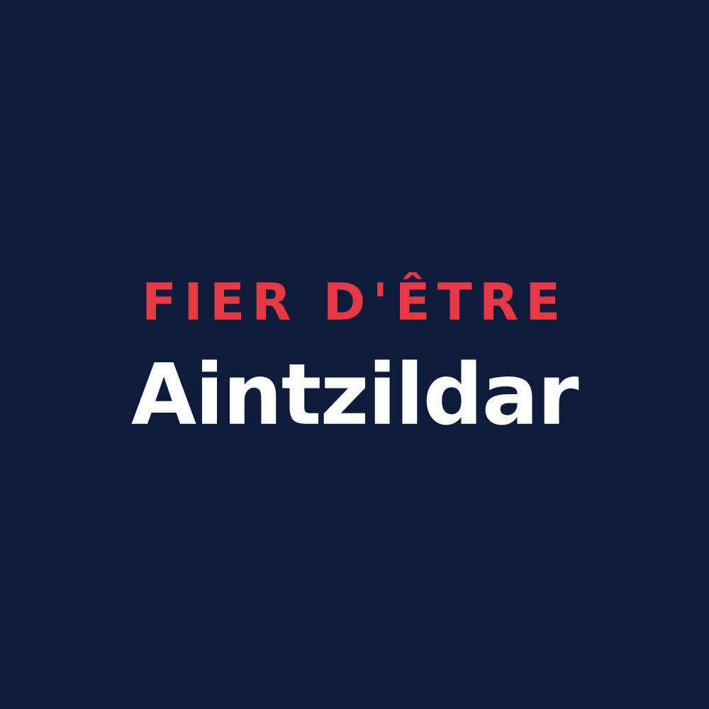 T-shirt « Fier d'être Aintzildar » — design pour Aincille
