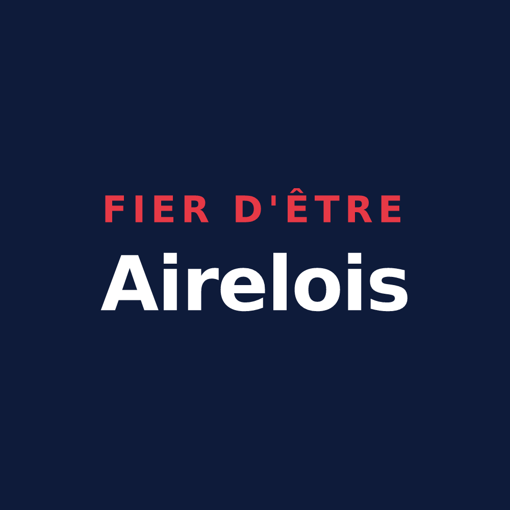T-shirt « Fier d'être Airelois » — design pour Airel