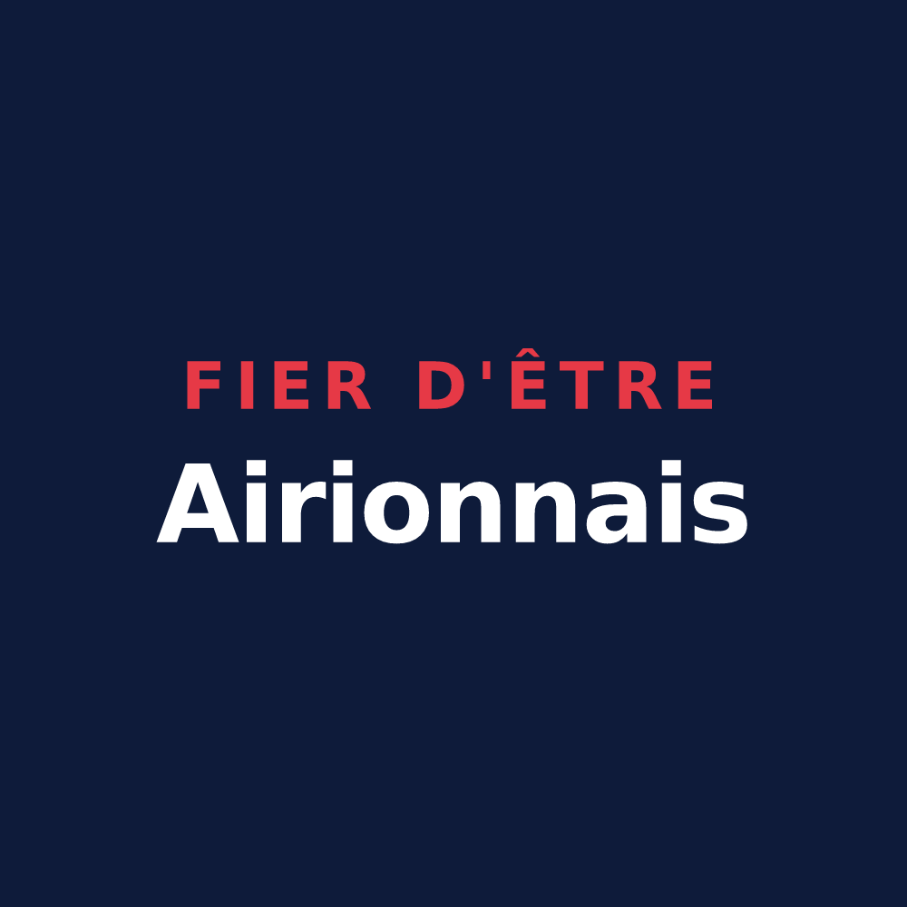 T-shirt « Fier d'être Airionnais » — design pour Airion