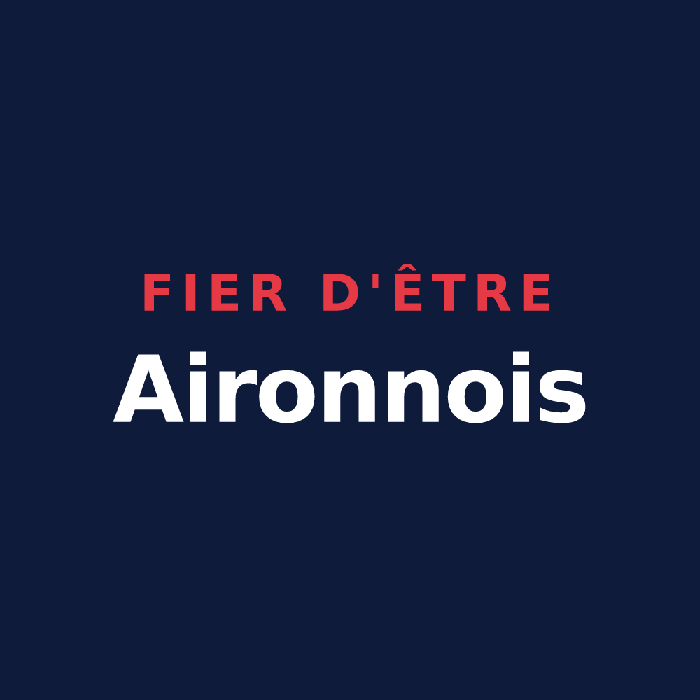 T-shirt « Fier d'être Aironnois » — design pour Airon-Saint-Vaast