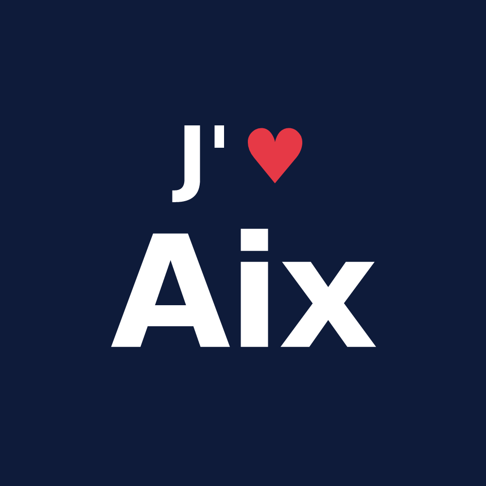 T-shirt personnalisé Aix — design J'aime Aix