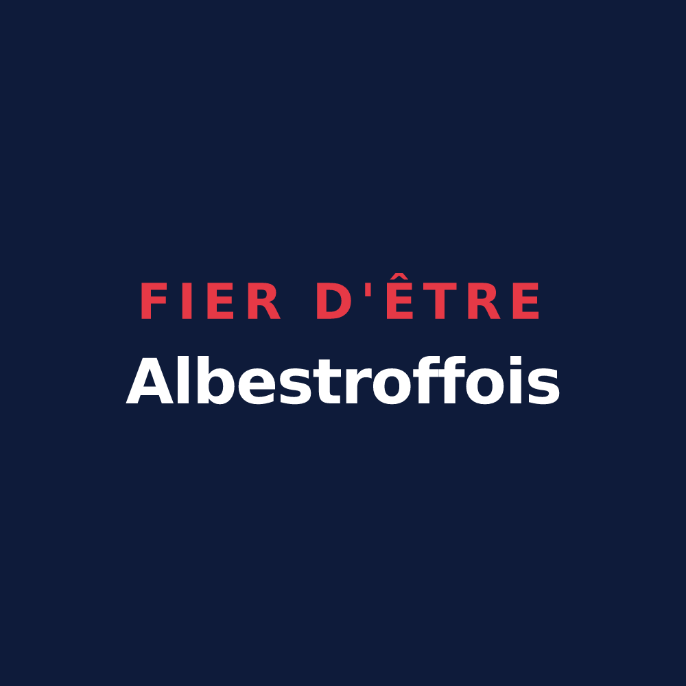T-shirt « Fier d'être Albestroffois » — design pour Albestroff