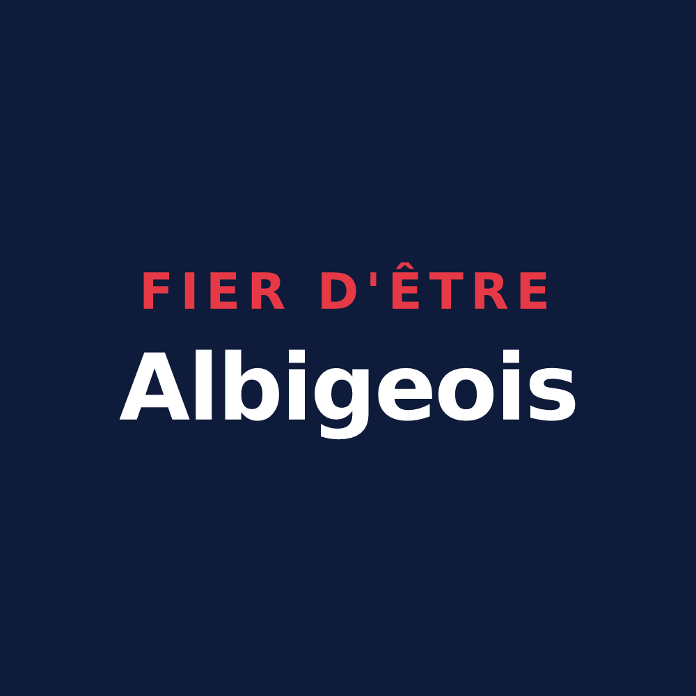 T-shirt « Fier d'être Albigeois » — design pour Albi