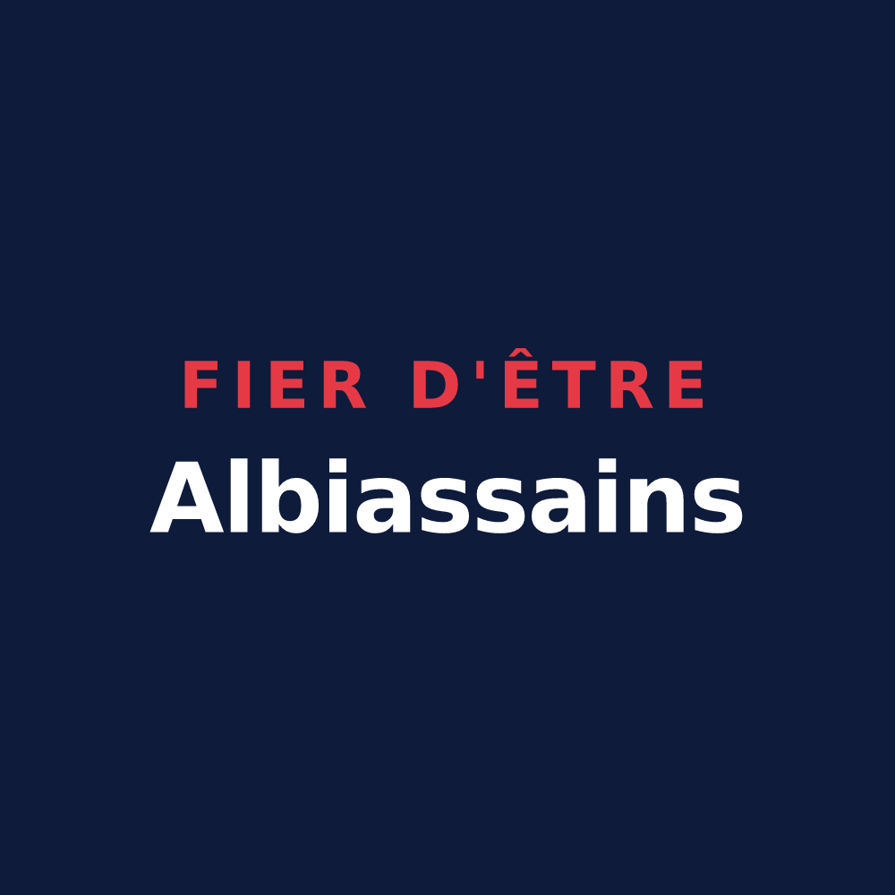 T-shirt « Fier d'être Albiassains » — design pour Albias