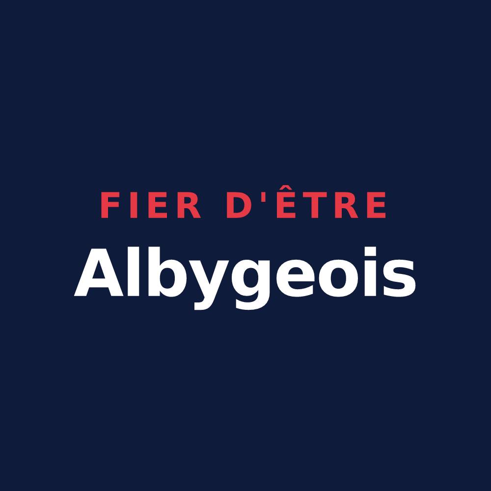 T-shirt « Fier d'être Albygeois » — design pour Alby-sur-Chéran