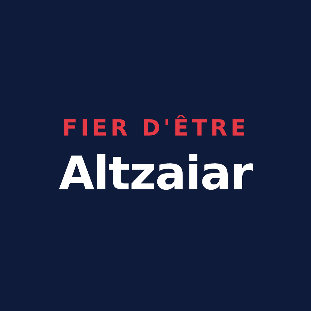 T-shirt « Fier d'être Altzaiar » — design pour Alçay-Alçabéhéty-Sunharette
