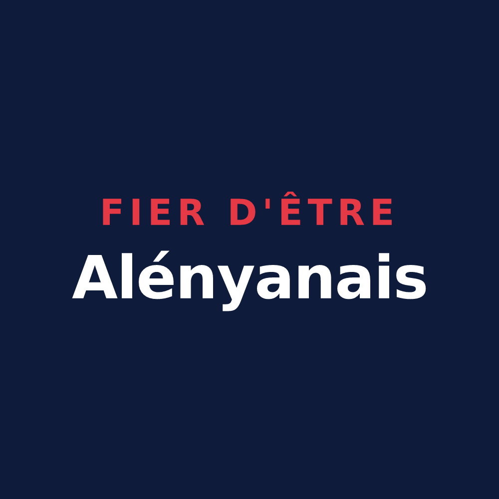 T-shirt « Fier d'être Alényanais » — design pour Alénya
