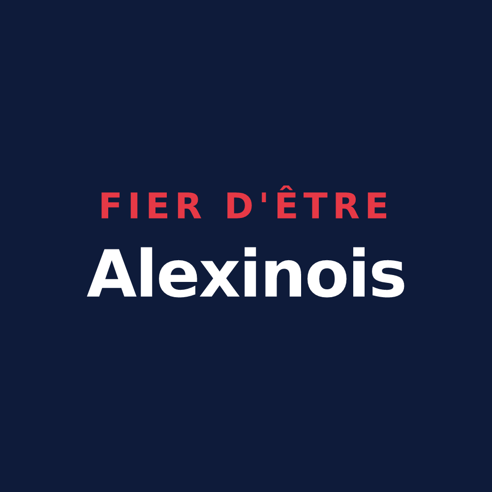 T-shirt « Fier d'être Alexinois » — design pour Alexain
