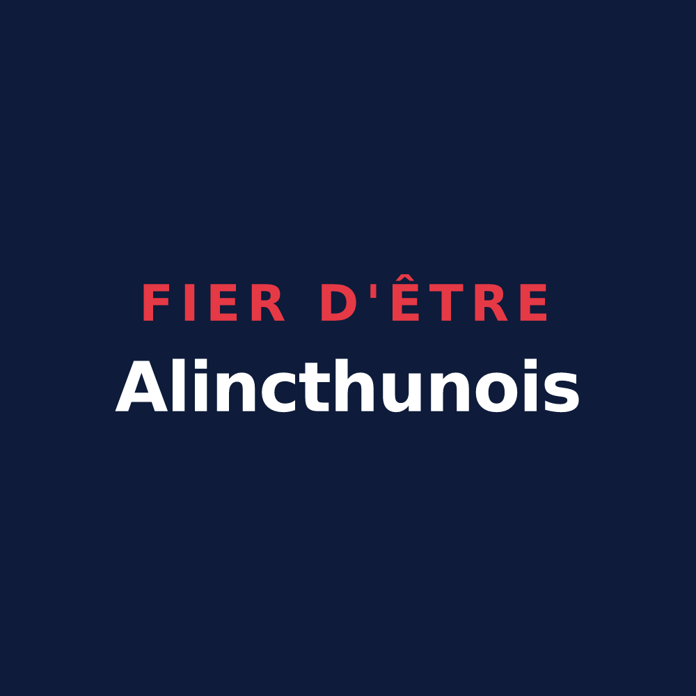 T-shirt « Fier d'être Alincthunois » — design pour Alincthun