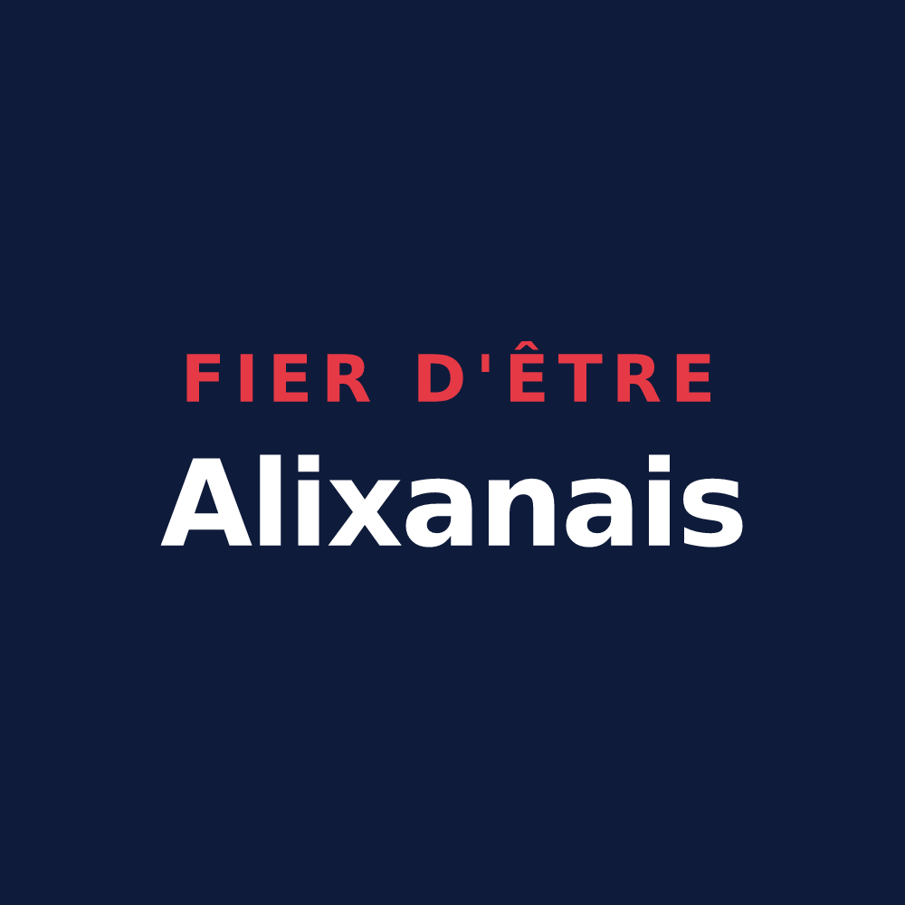 T-shirt « Fier d'être Alixanais » — design pour Alixan