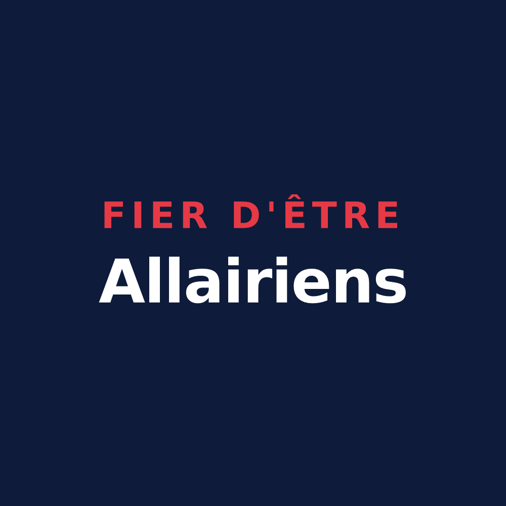 T-shirt « Fier d'être Allairiens » — design pour Allaire