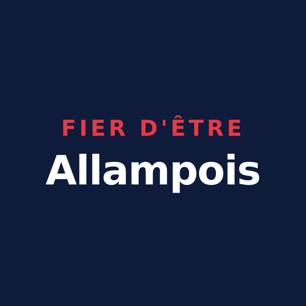 T-shirt « Fier d'être Allampois » — design pour Allamps
